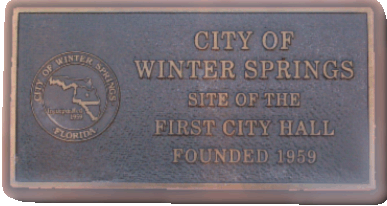 Richard's Barber Style Shop in the historic building of the original Winter Springs City Hall